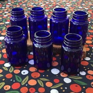❤5/25$Cobalt Blue Apothecary Jars
